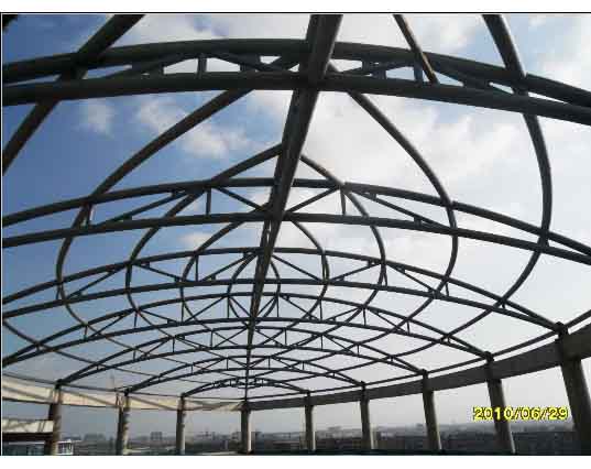 攀枝花中煤朔州宾馆管桁架工程